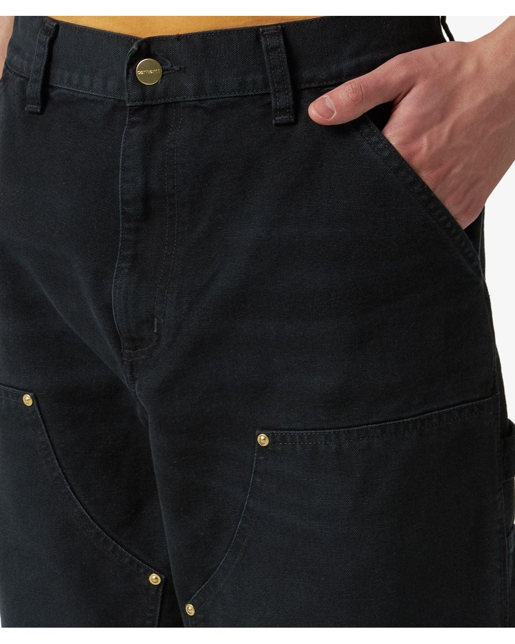 Carhartt Black Double Knee Trousers for men
