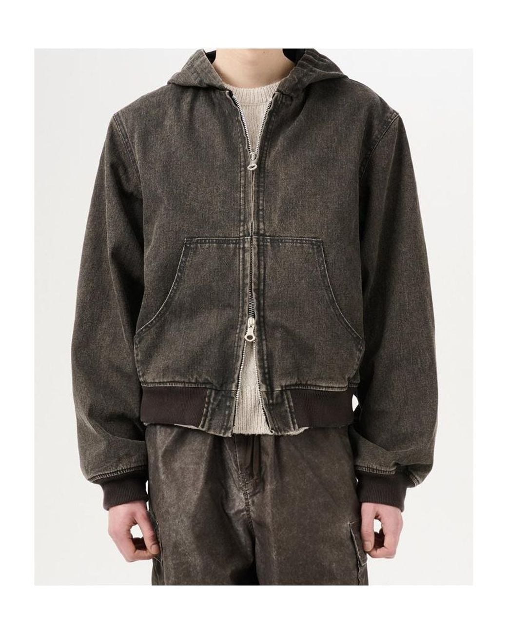 Our Legacy Gray Bank Hooded Jacket for men