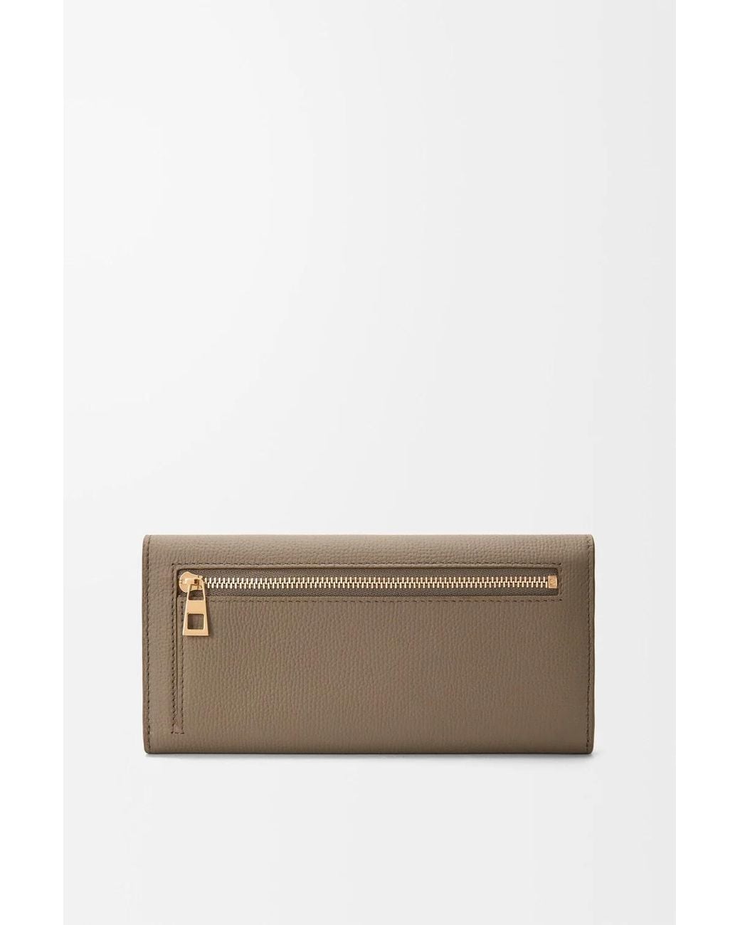 Loewe Gray Anagram Continental Wallet