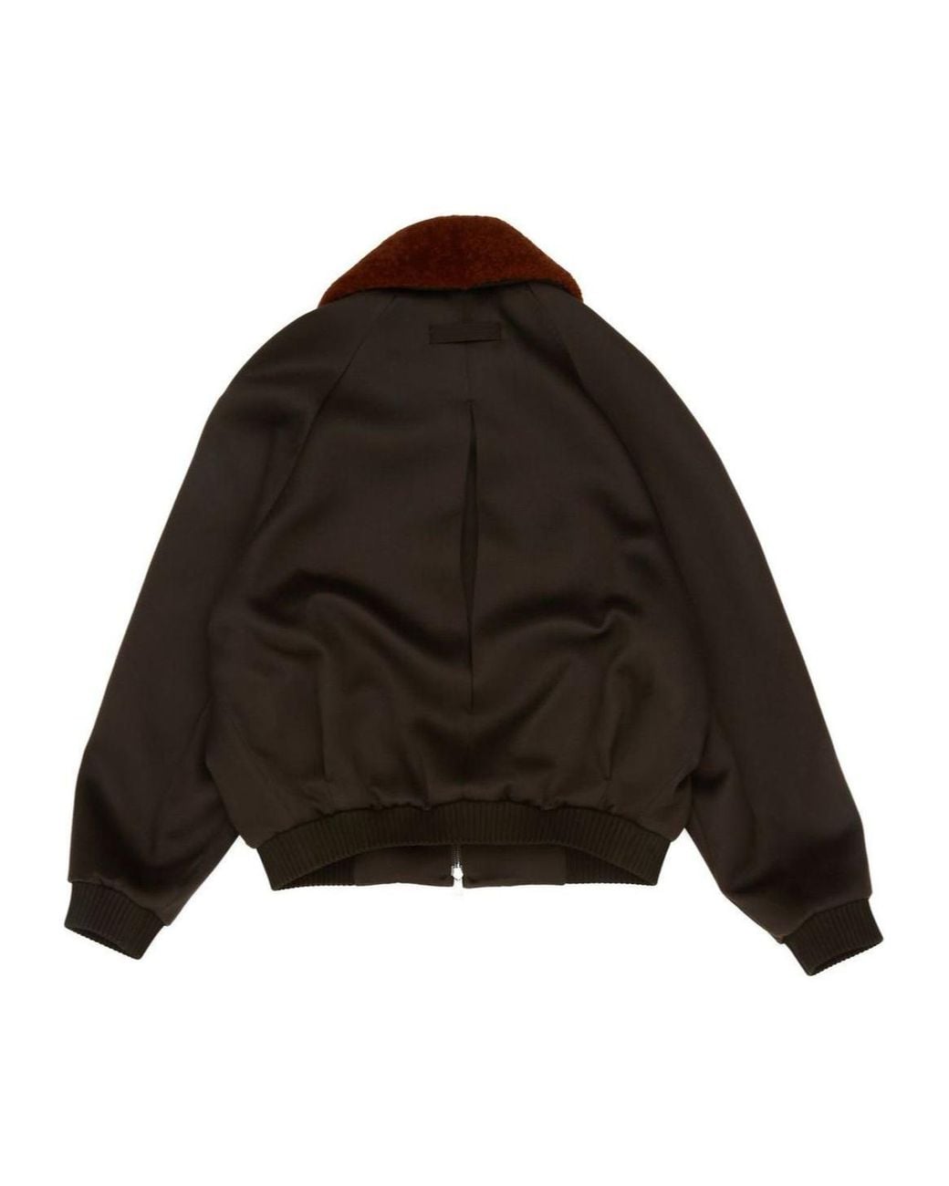 Zegna Brown Regular Fit Zipped Jacket for men