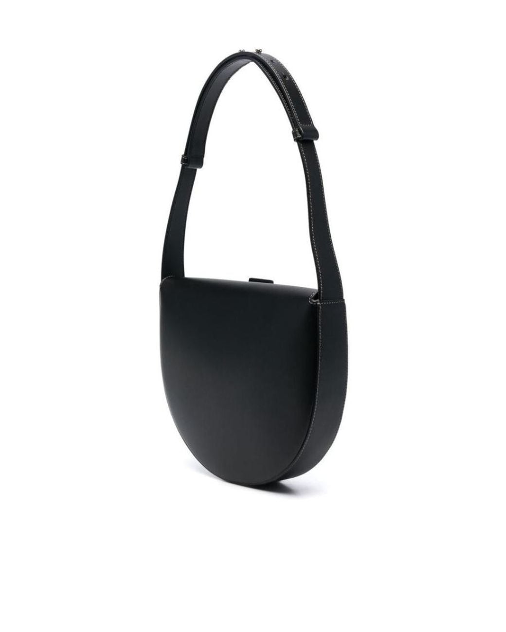 A.P.C. Black Le Pocket Leather Shoulder Bag