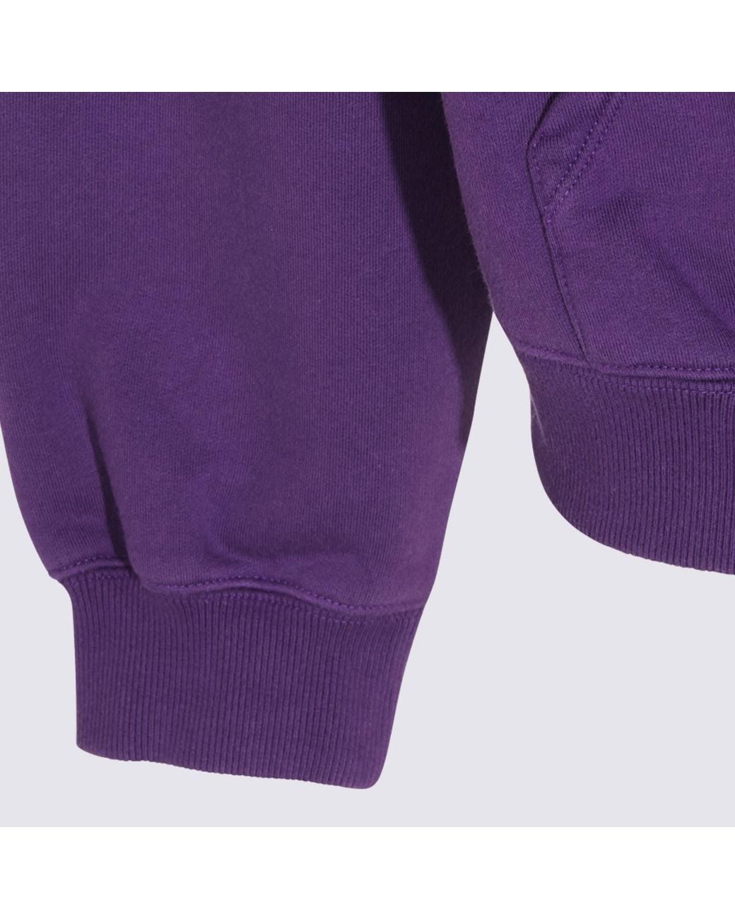 Céline Purple College Hoodie for men