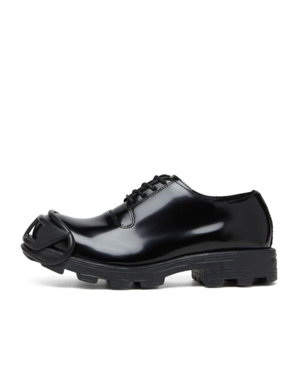 DIESEL Black D-Hammer Lace-Up Derby Shoes for men