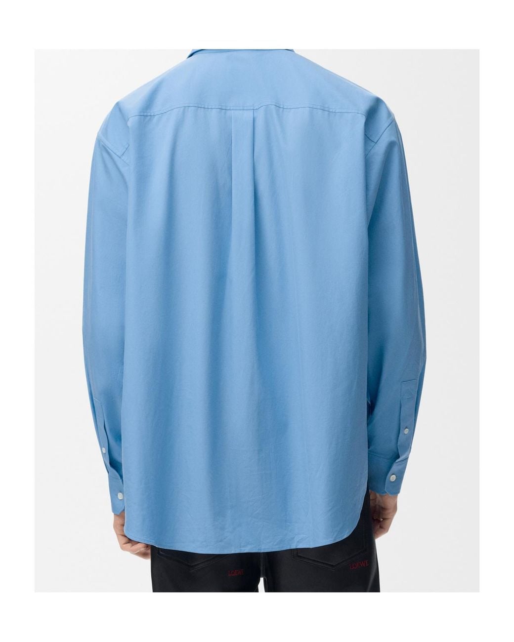 Loewe Blue Long-Sleeved Shirt for men