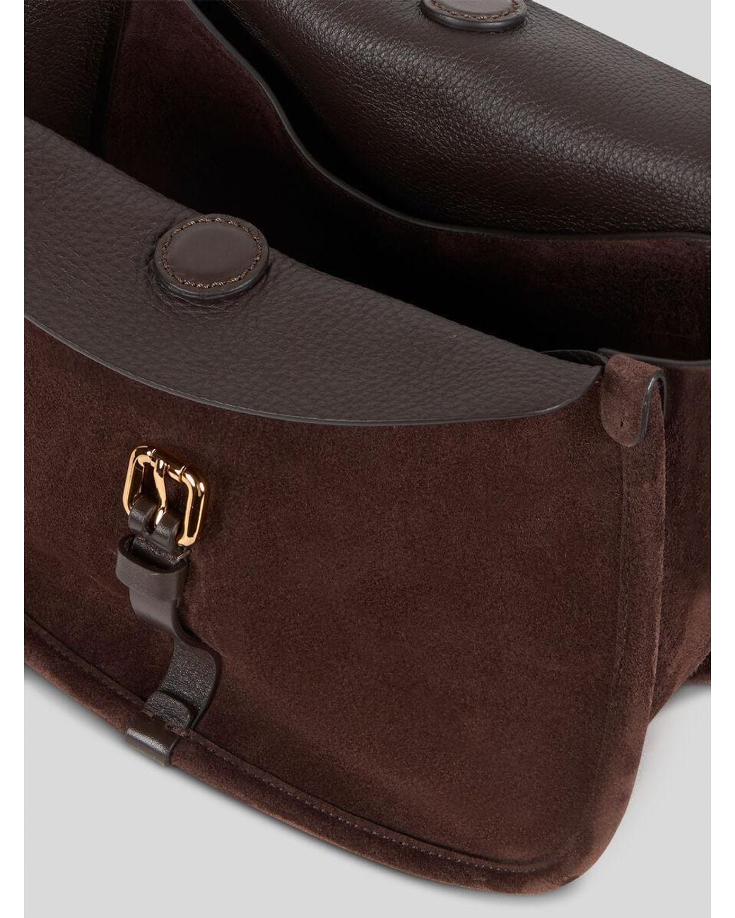 Etro Brown Buckled Crossbody Bag