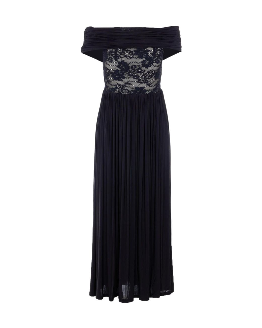 Zimmermann Blue Off-Shoulder Laced Midi Dress