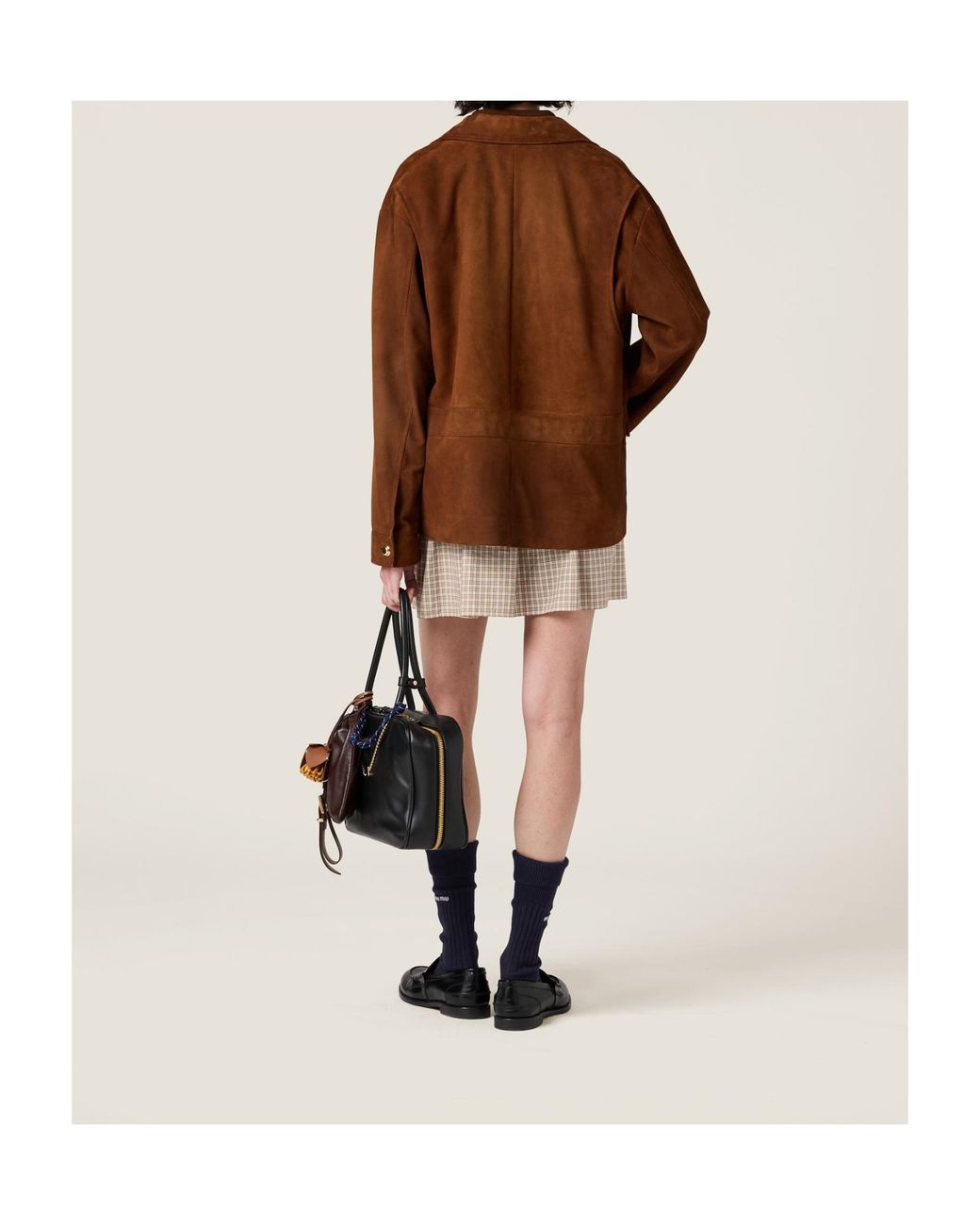 Miu Miu Brown Suede Jacket
