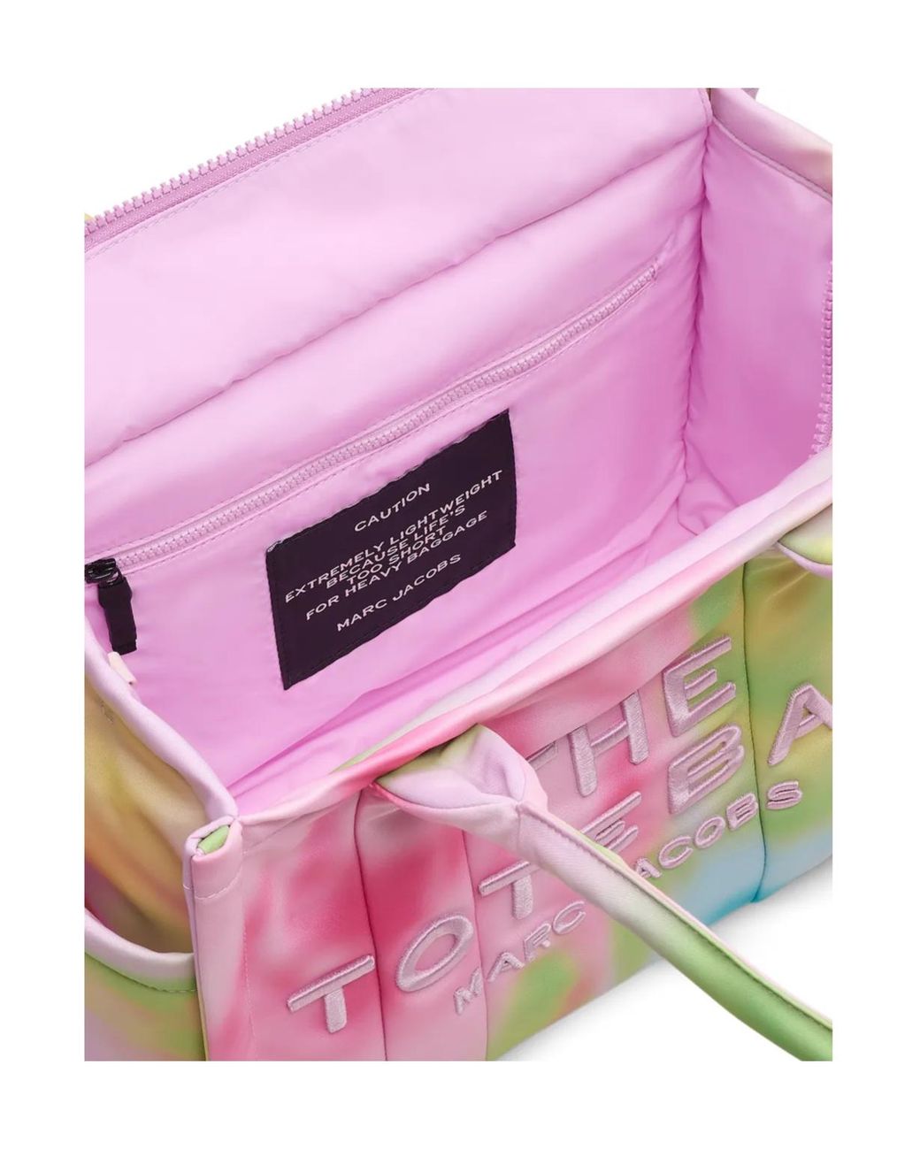Marc Jacobs Pink The Tote Bag Printed Tote Bag