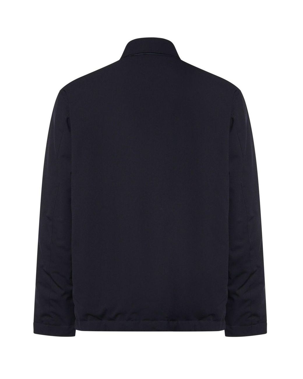Herno Blue Reversible Padded Shirt Jacket for men