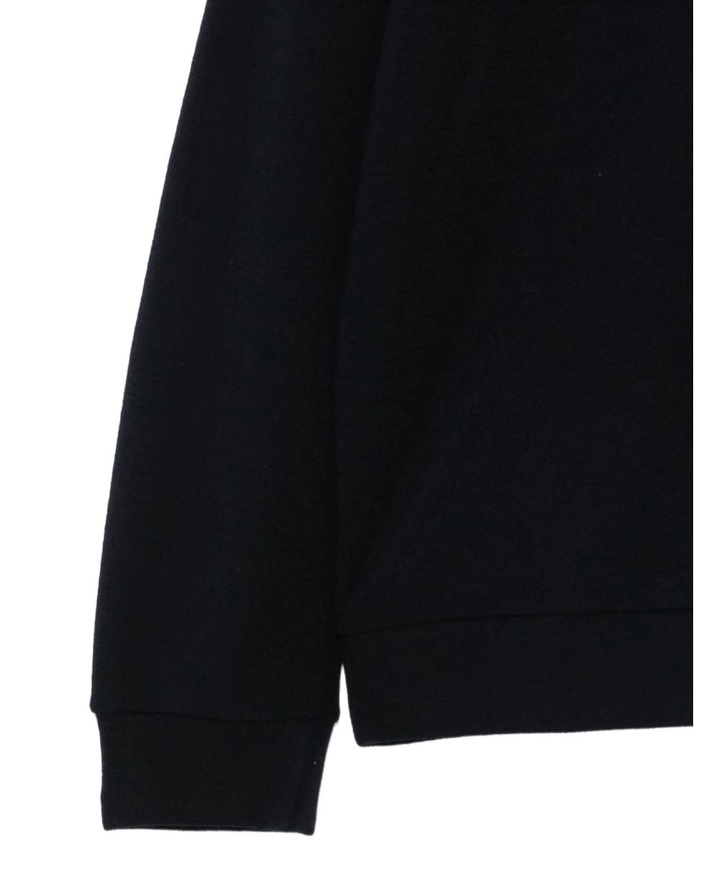 Giorgio Armani Black Long Sleeve Polo Shirt for men