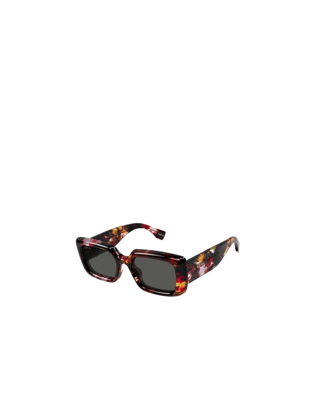 Gucci White Eyewear Gg1906S Rectangular Sunglasses