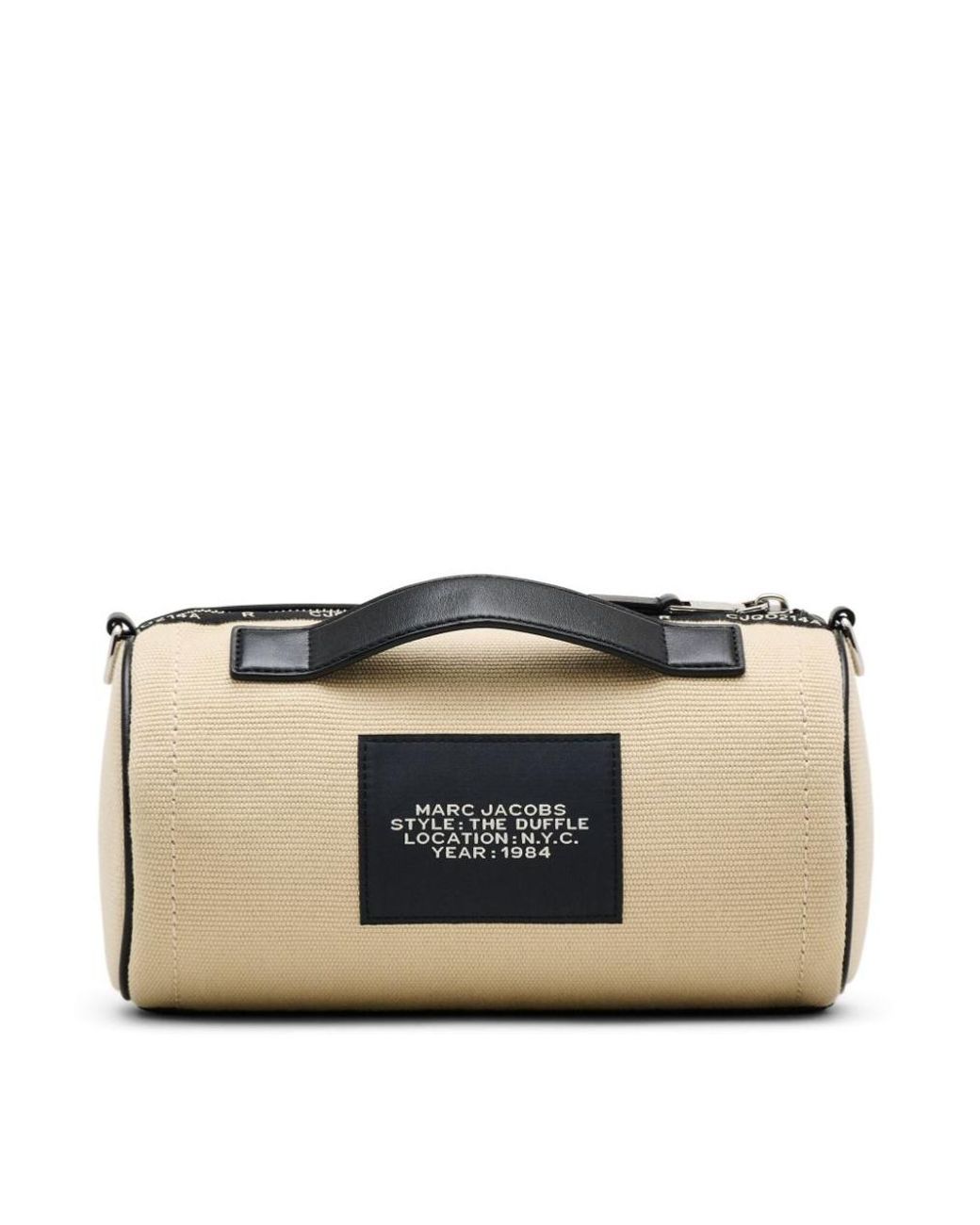 Marc Jacobs Black The Jacquard Zipped Duffle Bag