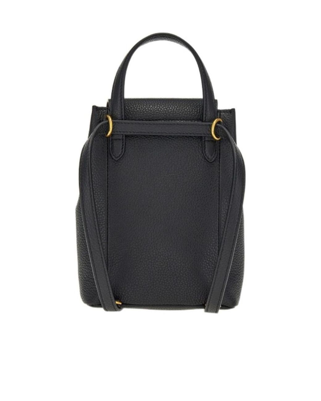 Ferragamo Black Mini Gancini Backpack
