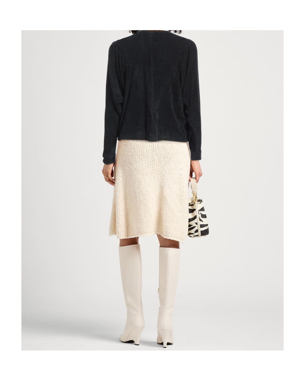 Isabel Marant Black Crew Neck Long-Sleeved T-Shirt