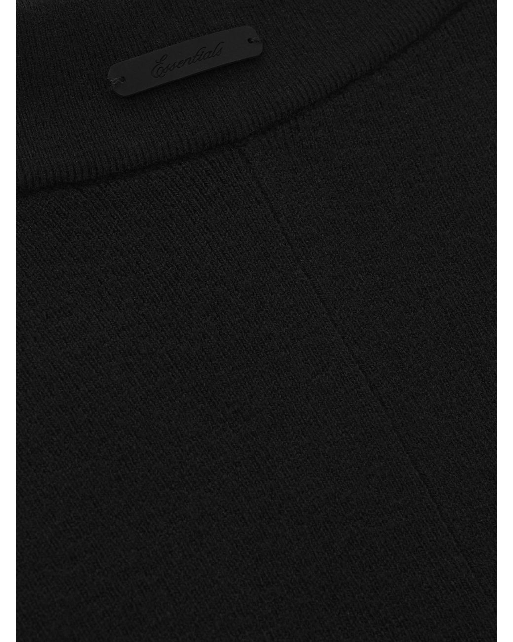 Fear Of God Black Rib Knit Bike Shorts