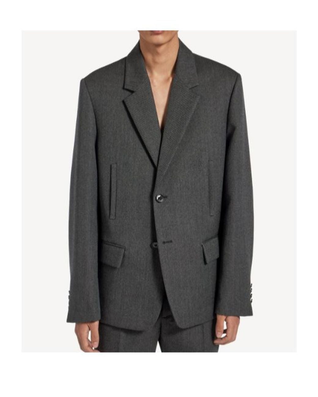 Balenciaga Gray Tailored Jacket for men