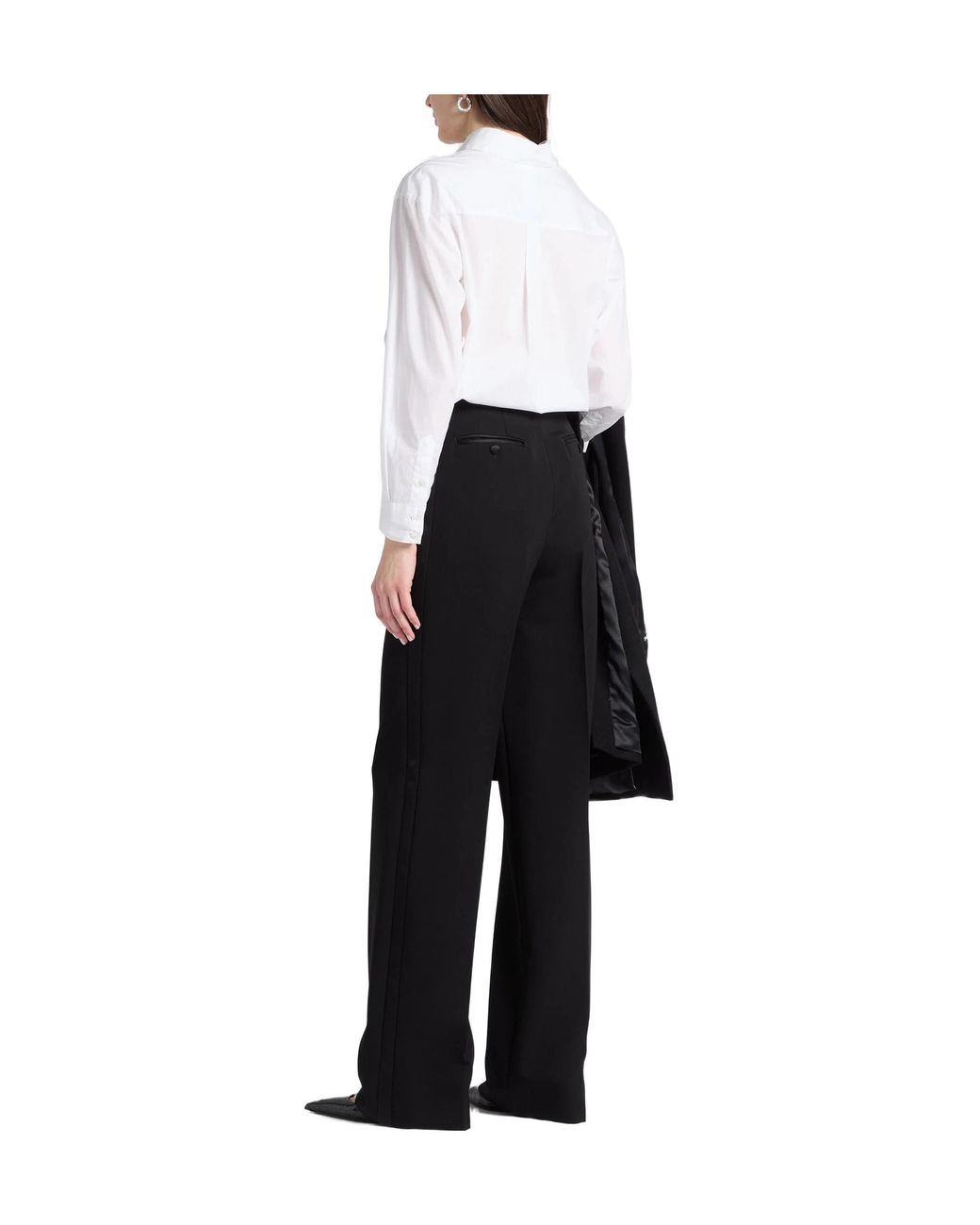 Dolce & Gabbana Black Solid Color Casual Trousers