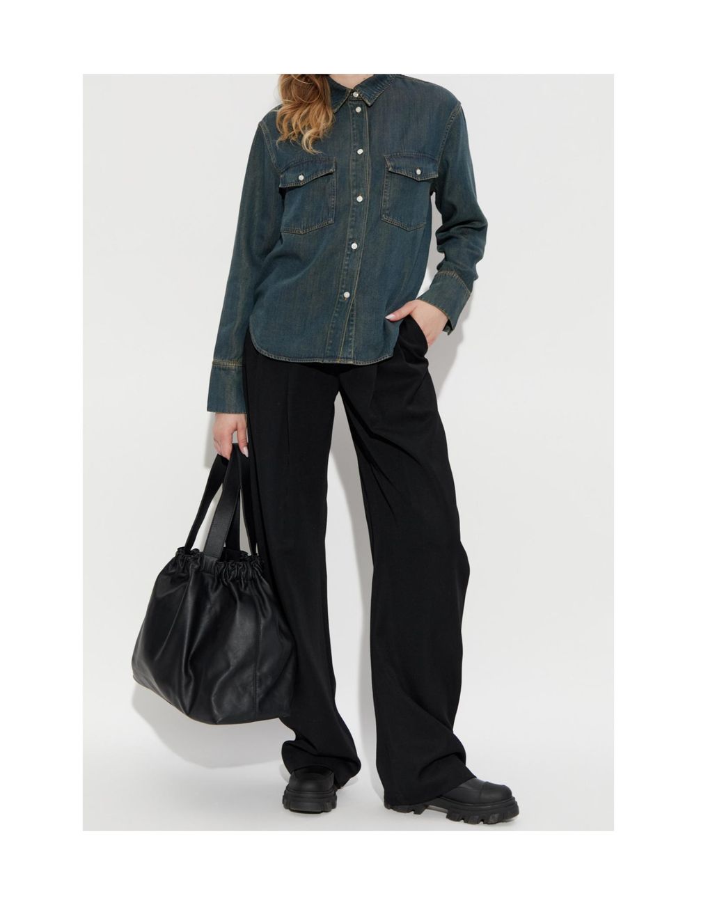 Samsøe & Samsøe Blue Samsøe Samsøe Sabex Denim Shirt
