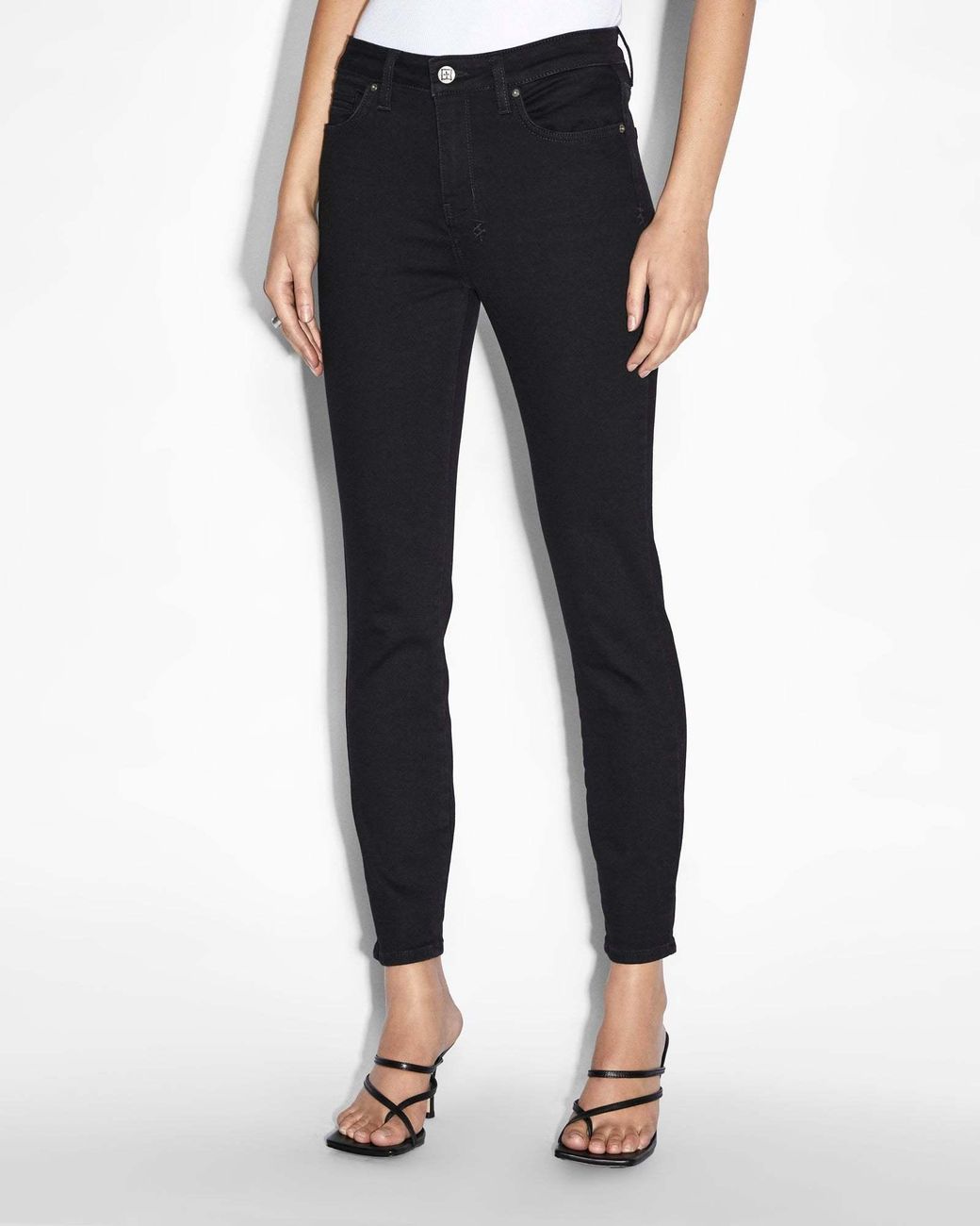 Ksubi Black Spray On Cropped Jeans