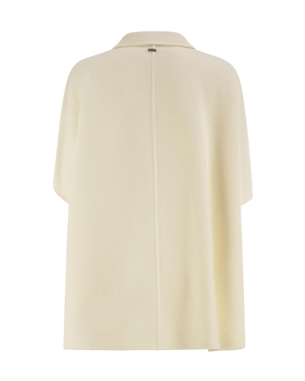 Herno Natural Double-Faced Wool-Blend Cape
