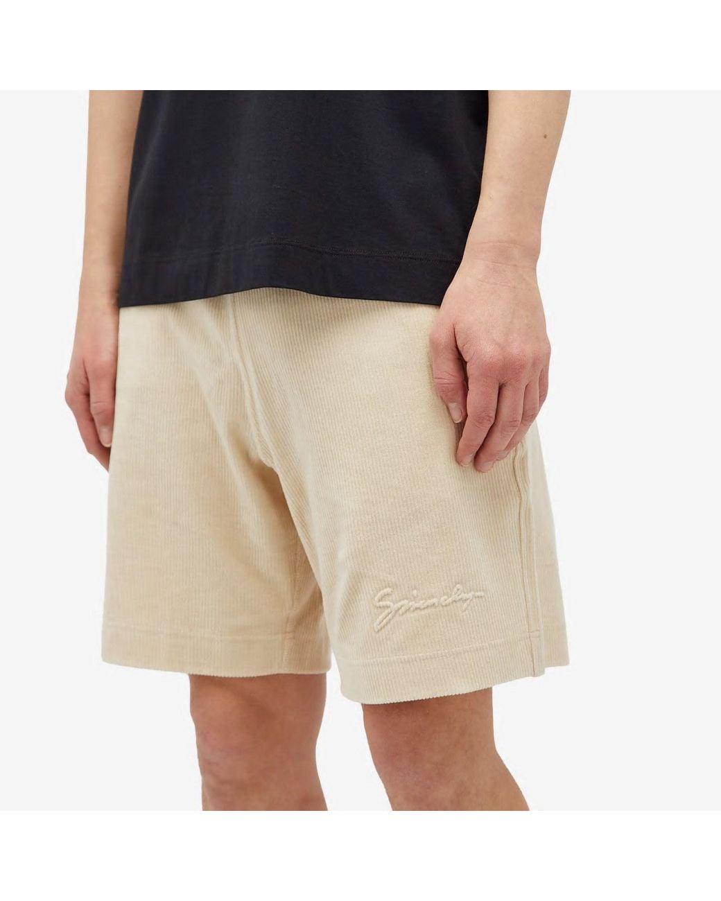 Givenchy Natural Corduroy Bermuda Shorts for men