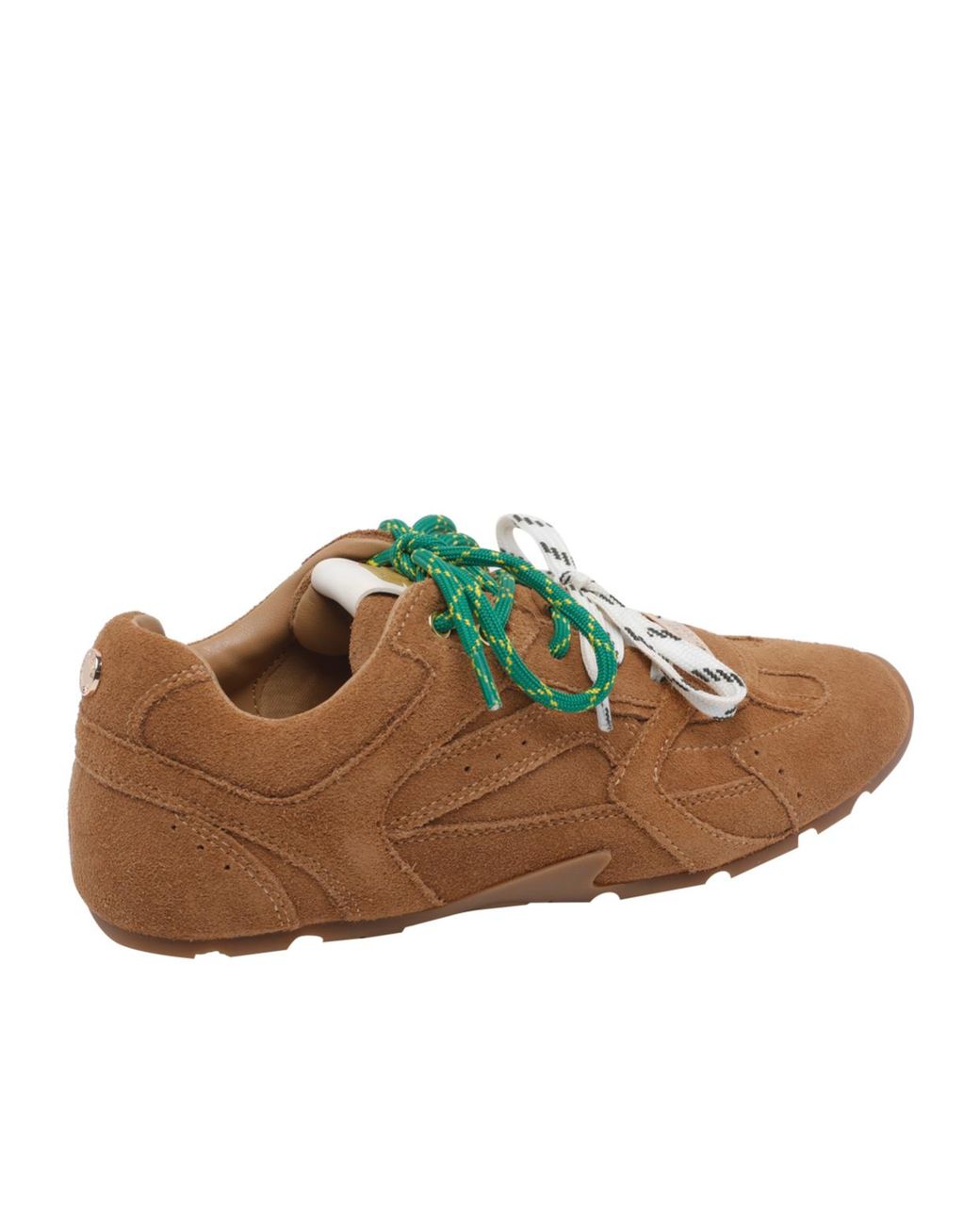 Steve Madden Brown Asiel Double Lace Low-Top Sneakers