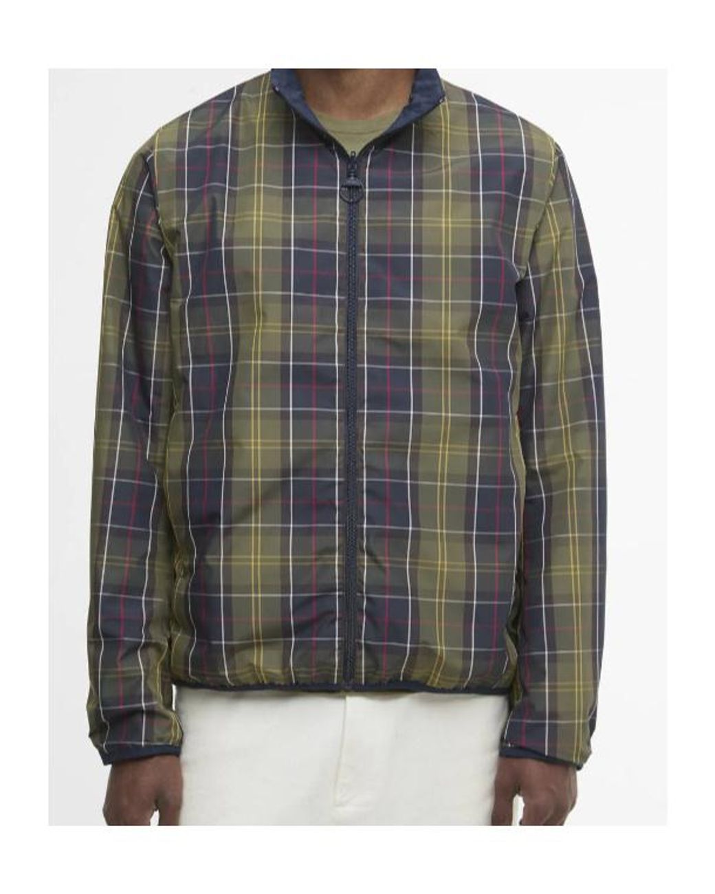 Barbour Blue Korbel Reversible Showerproof Jacket for men