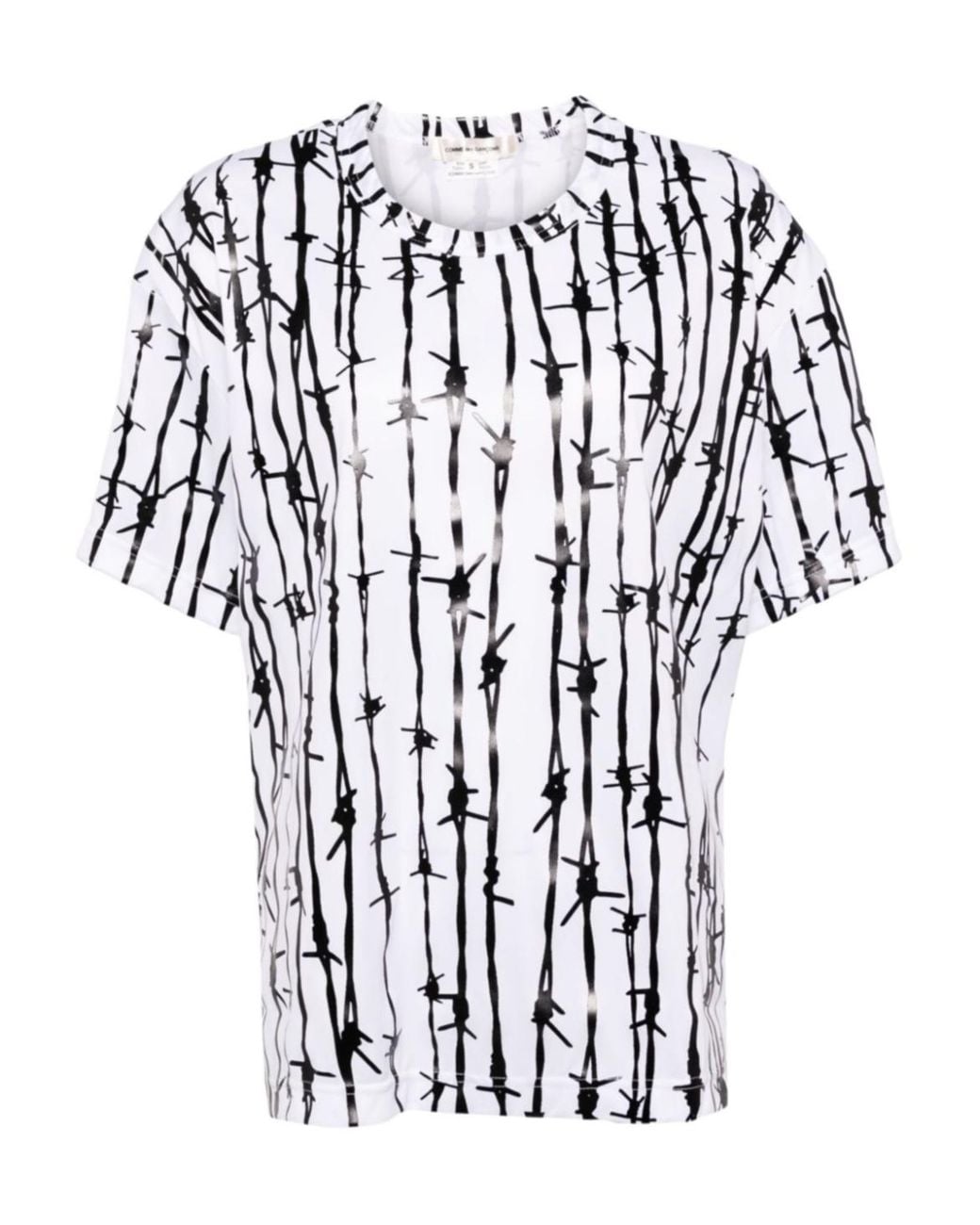 Comme des Garçons White Short-Sleeved T-Shirt