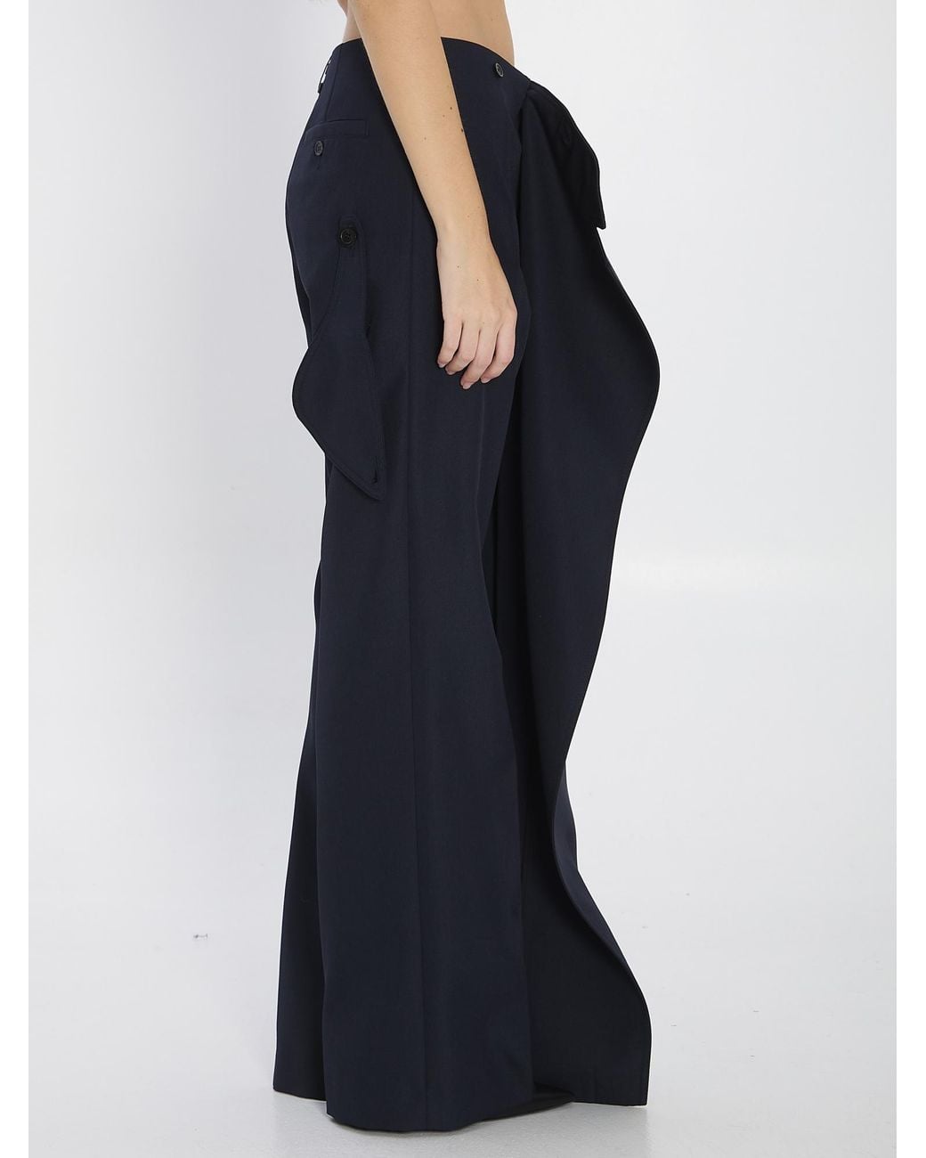Jean Paul Gaultier Blue The Wraparound Pant Skirt