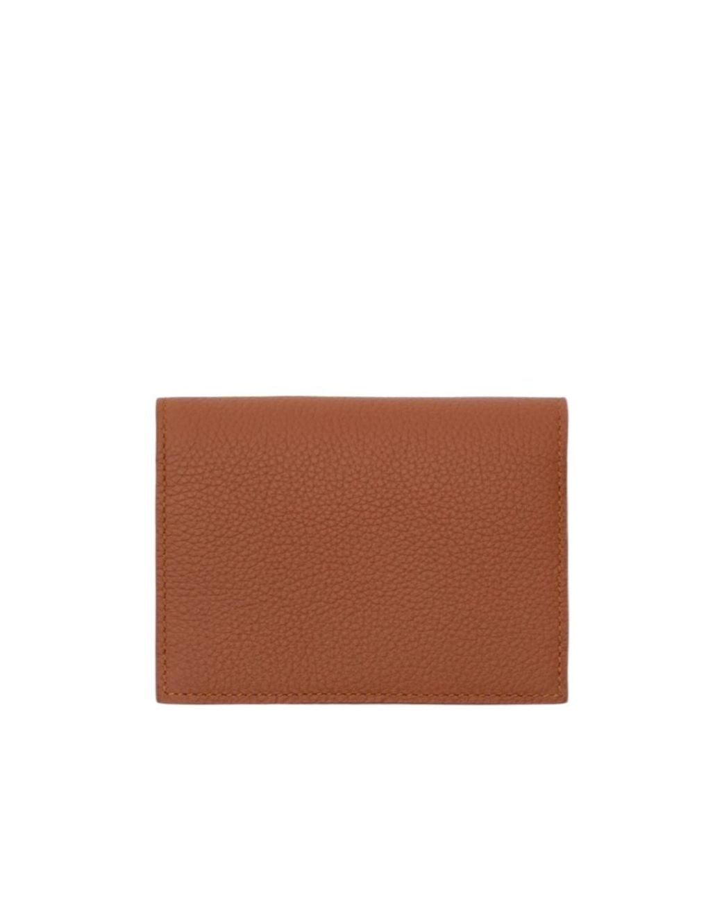 Burberry Brown Bloomsbury Folding Card Case
