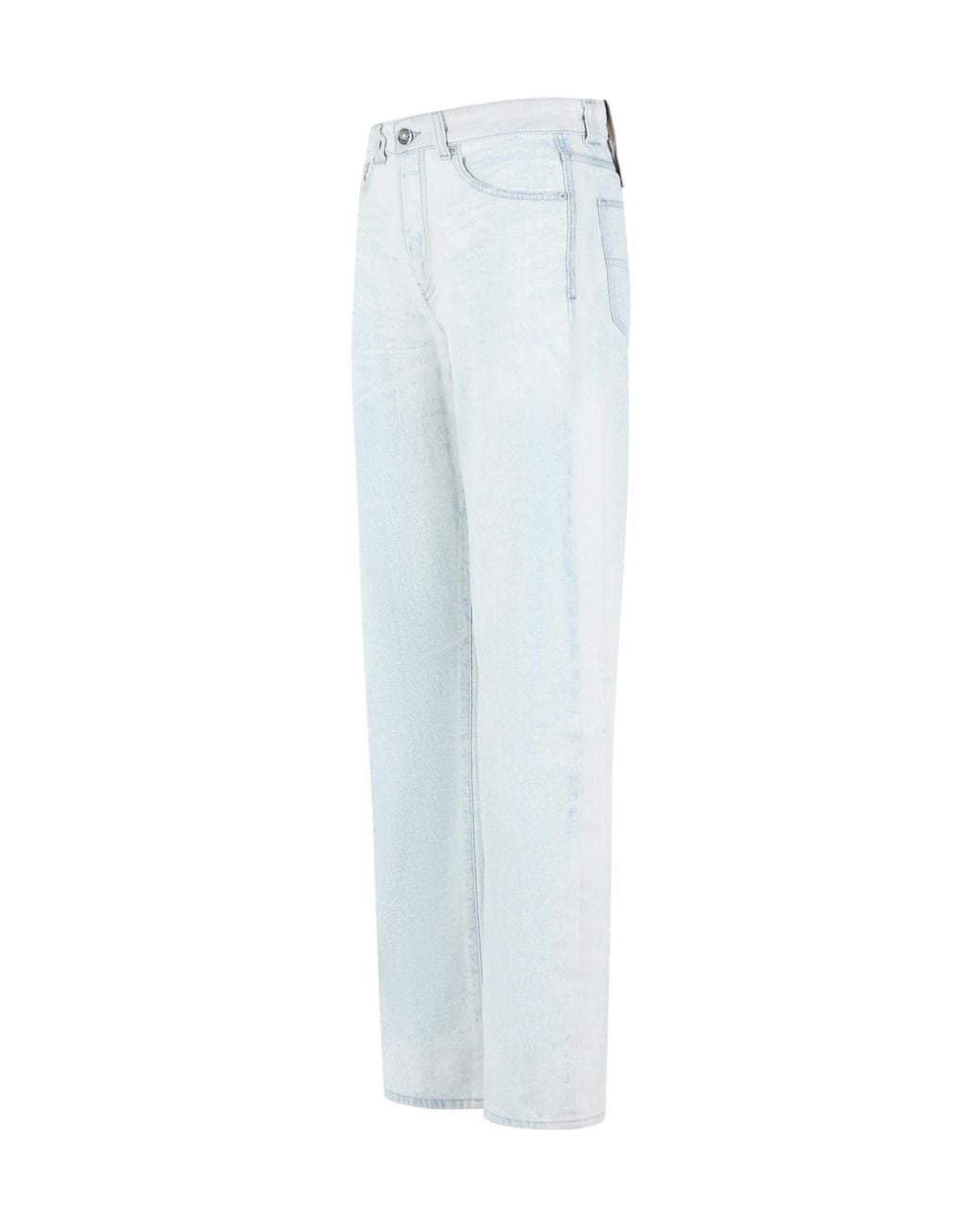 DIESEL Blue Sent Washed Straight-Leg Jeans