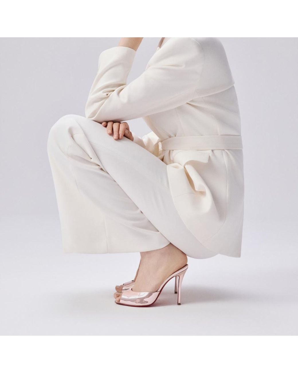 Christian Louboutin Pink Me Dolly Mules