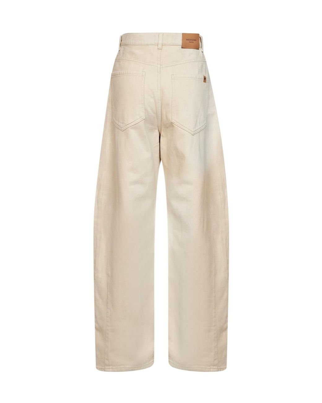 Weekend by Maxmara White Wkdordine Drill Trousers