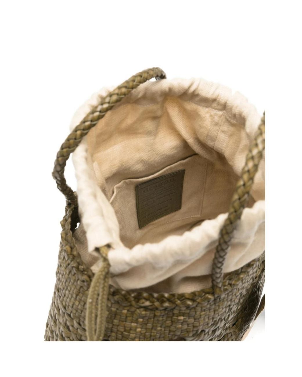 Dragon Diffusion Natural Woven Drawstring Tote Bag