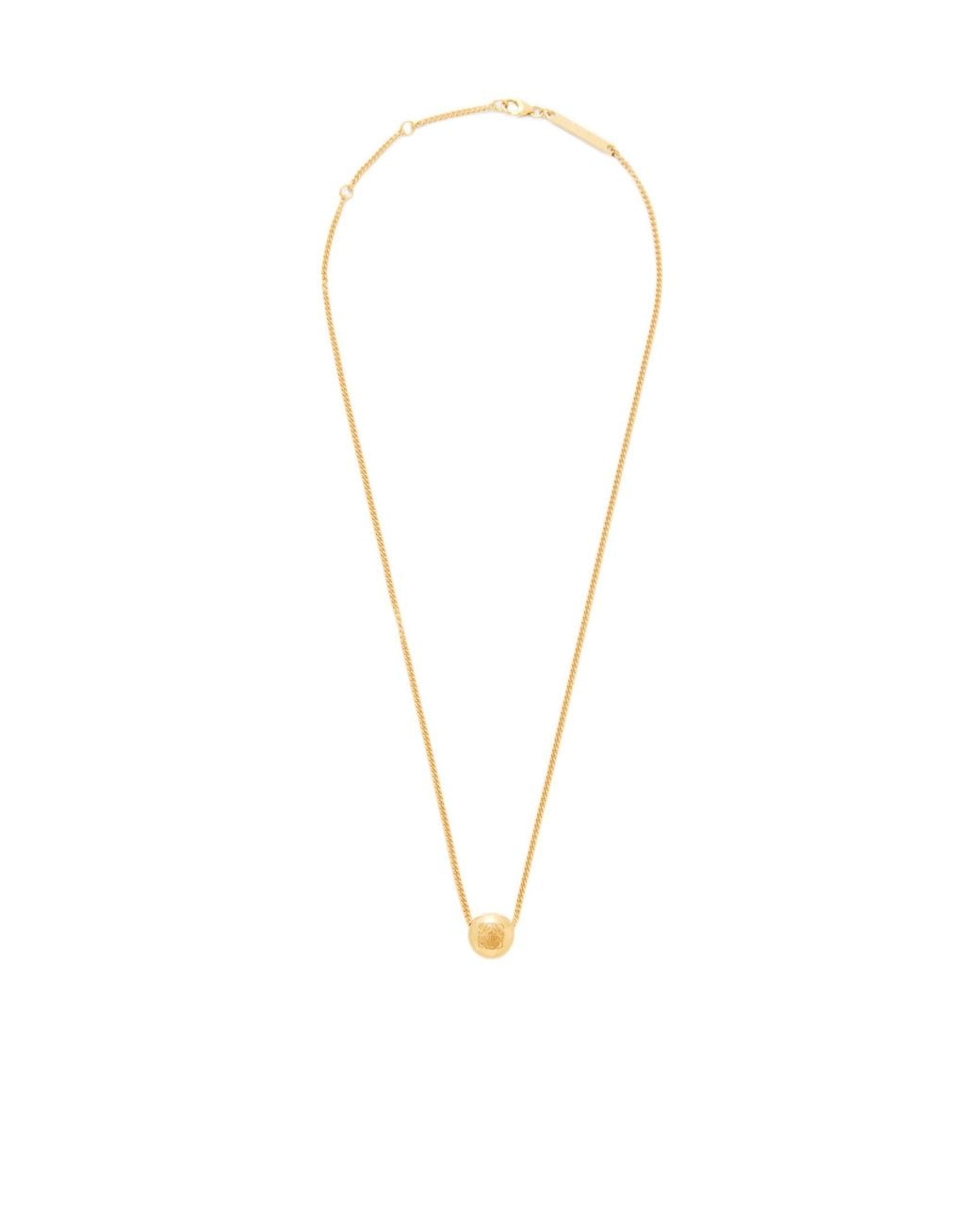 Loewe Metallic Anagram Embellished Necklace