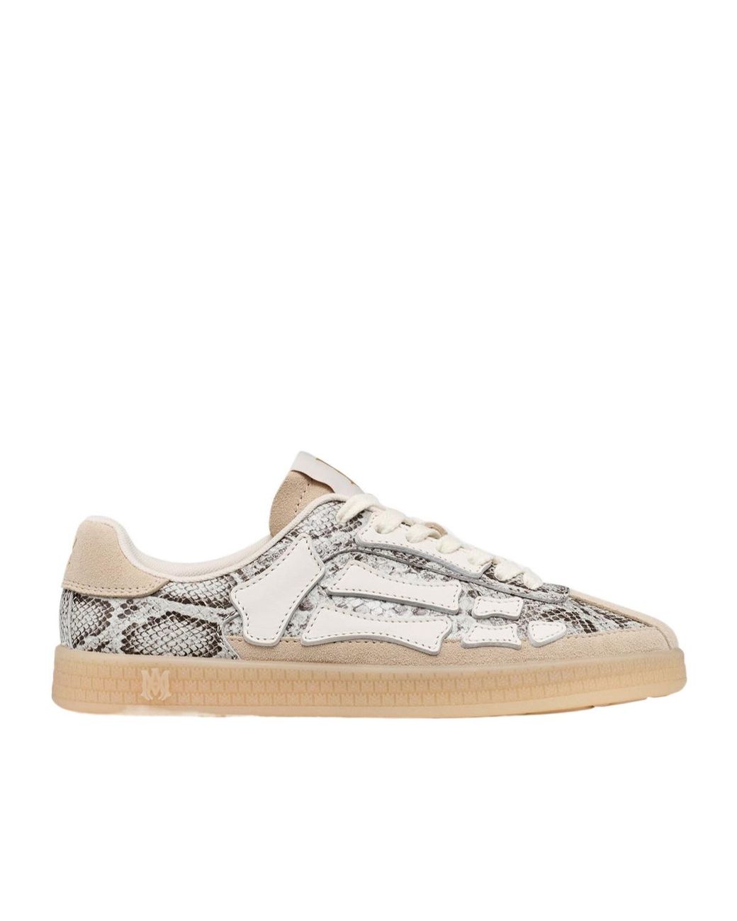 Amiri White Pacific Bones Low-Top Sneakers