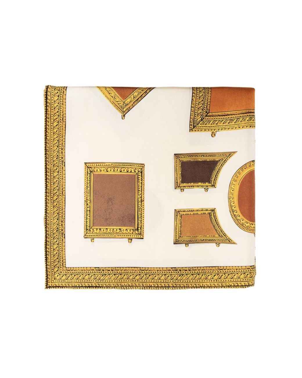 Versace Metallic Pattern-Printed Scarf