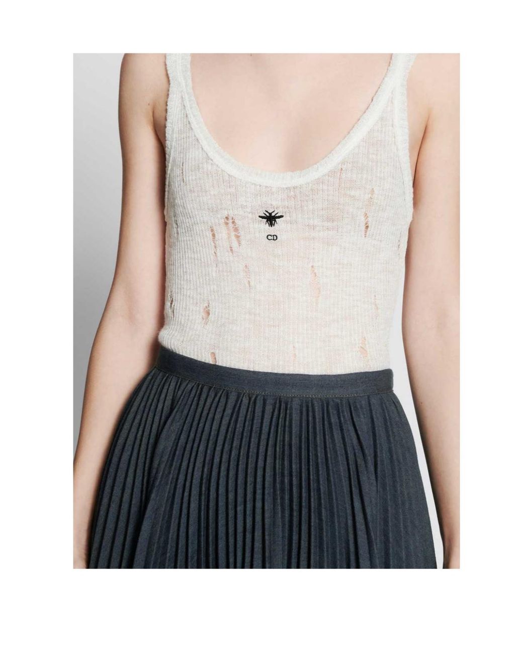 Dior White Tank Top