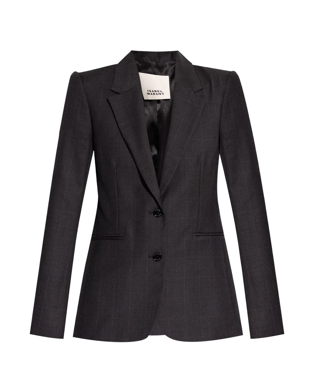 Isabel Marant Black Reva Single Breasted Blazer