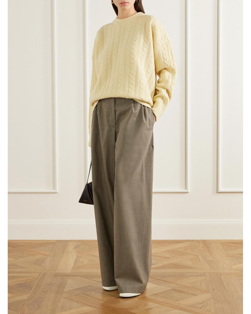 Rohe Natural Cable-Knit Sweater