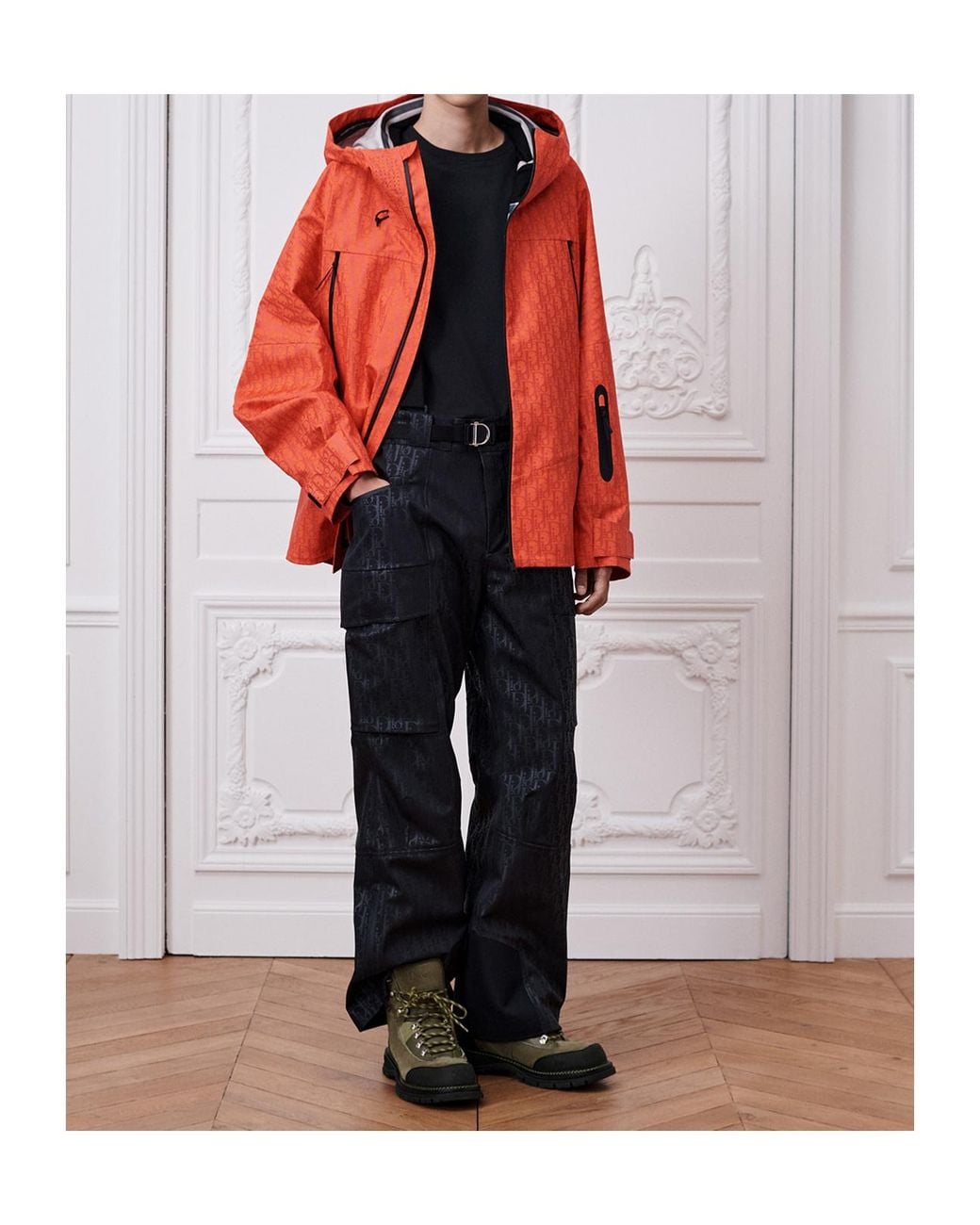 Dior Red Alps Oblique Shell Jacket for men