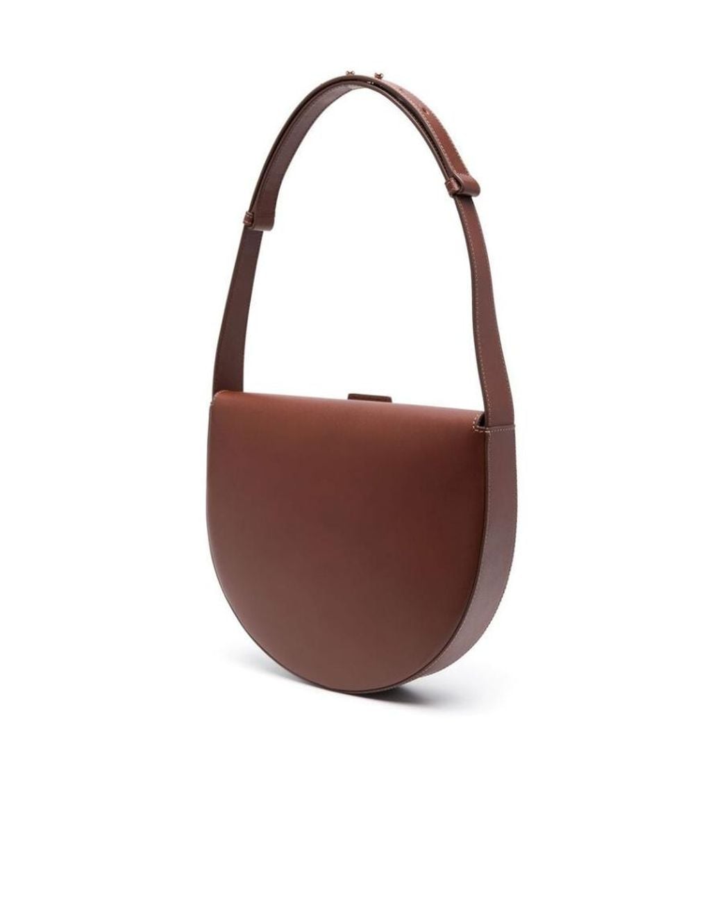 A.P.C. Brown Leather Shoulder Bag