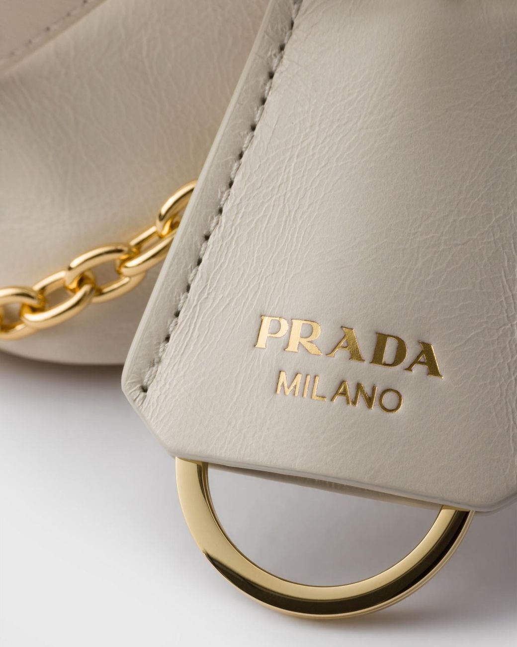 Prada White Leather Mini-Bag