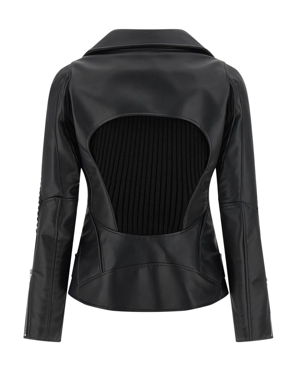 Junya Watanabe Black Knitted Insert Jacket