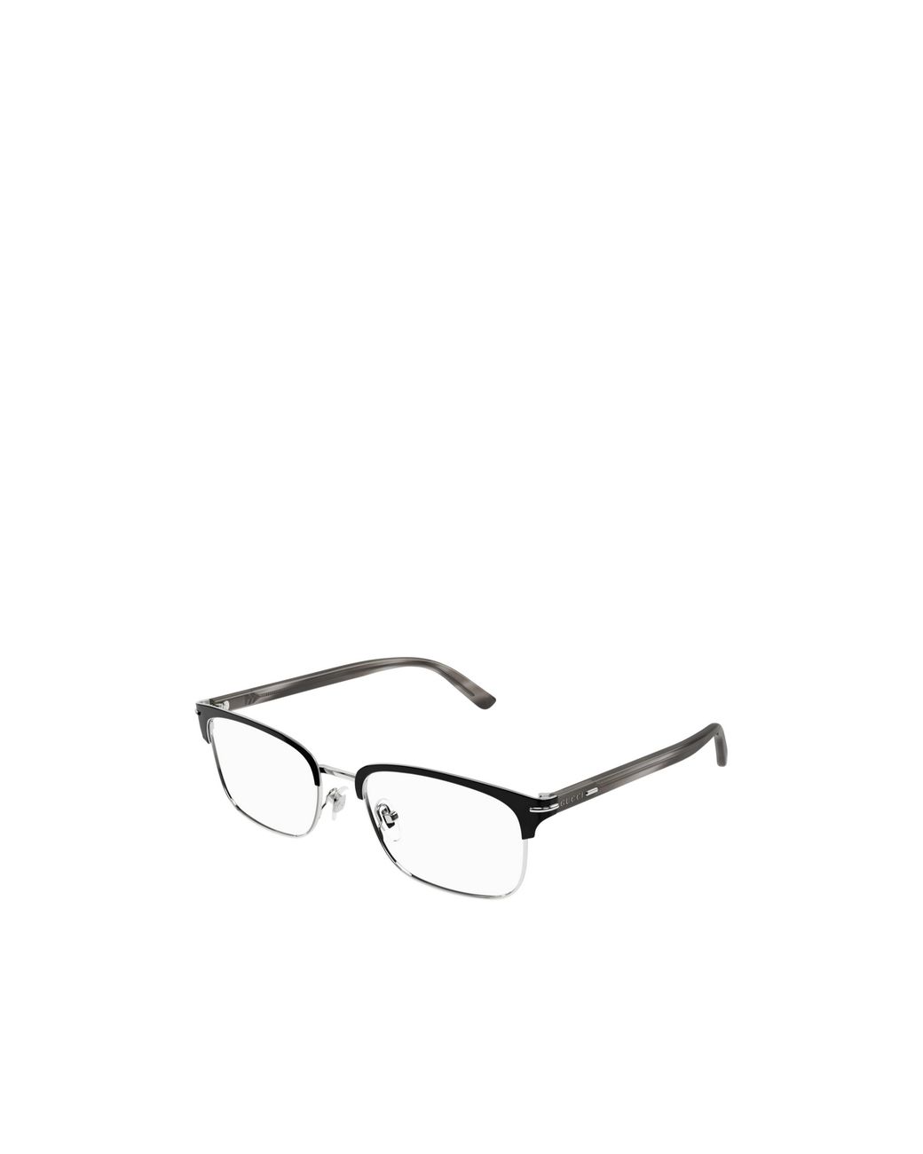 Gucci White Eyewear Rectangle-Frame Glasses for men