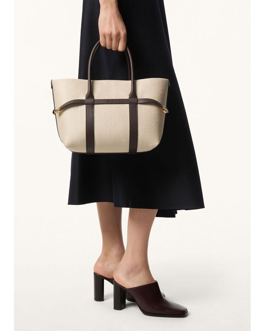 Loro Piana Natural Ghiera Small Shopper