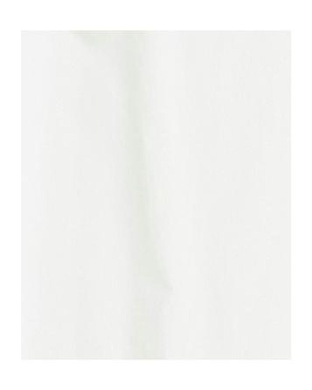 Max Mara White Solid-Color Long-Sleeved Shirt