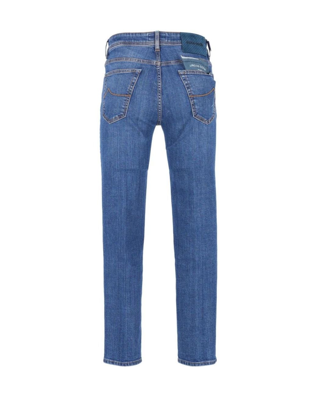 Jacob Cohen Blue Scott Slim Cropped Jeans for men