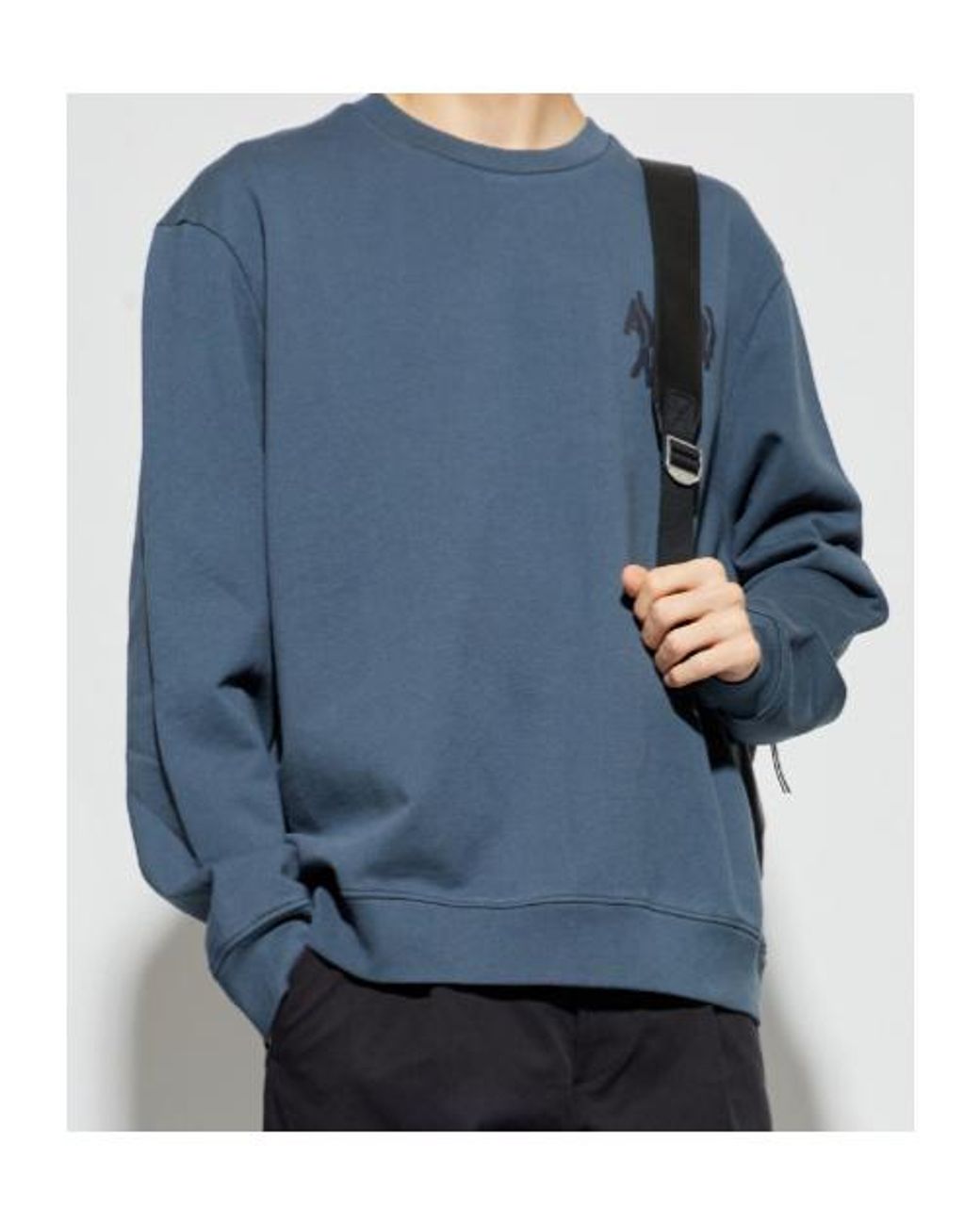 AllSaints Blue Orlando Graphic Sweatshirt for men