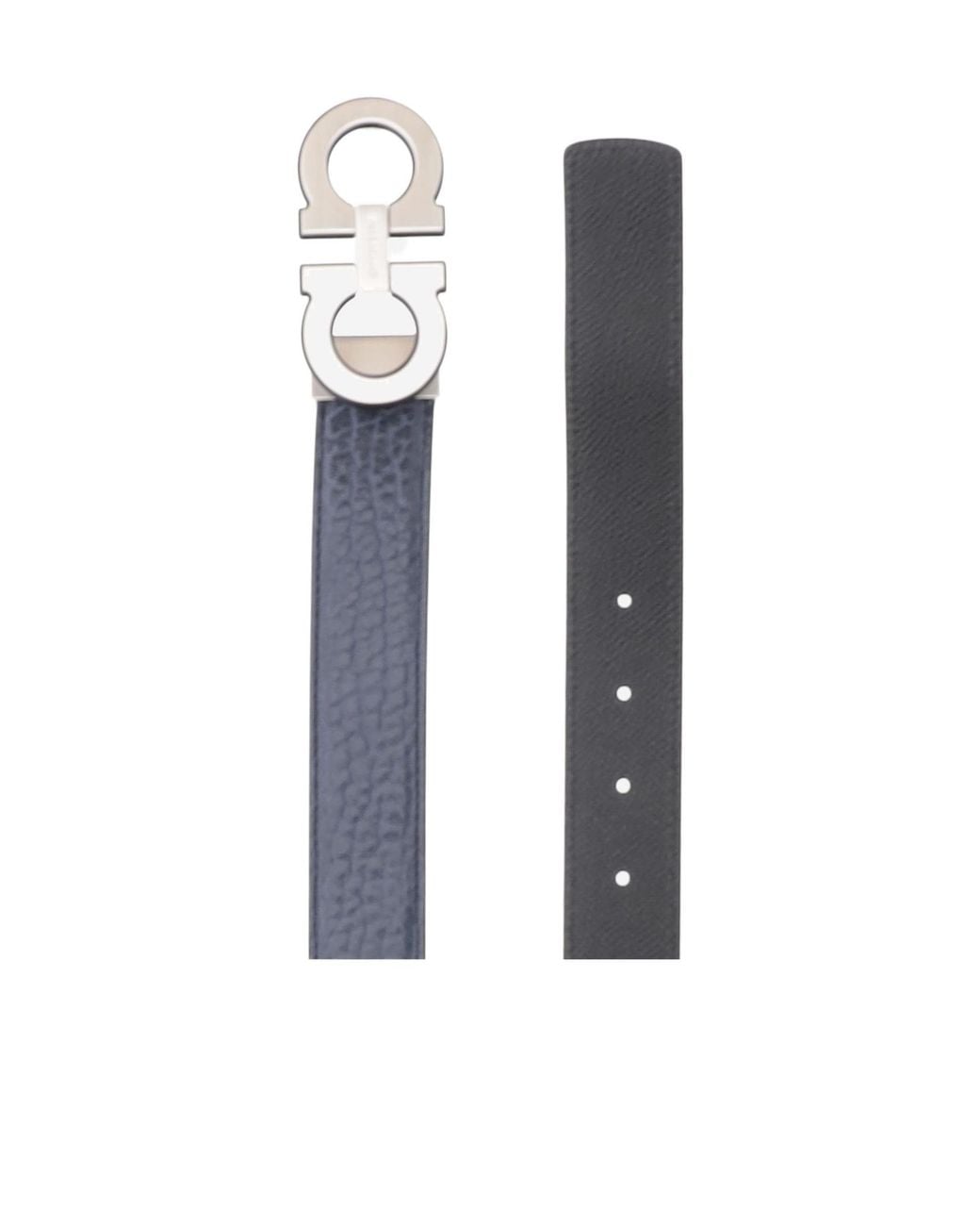 Ferragamo Multicolor Ferragamo Reversible Gancini Leather Belt for men